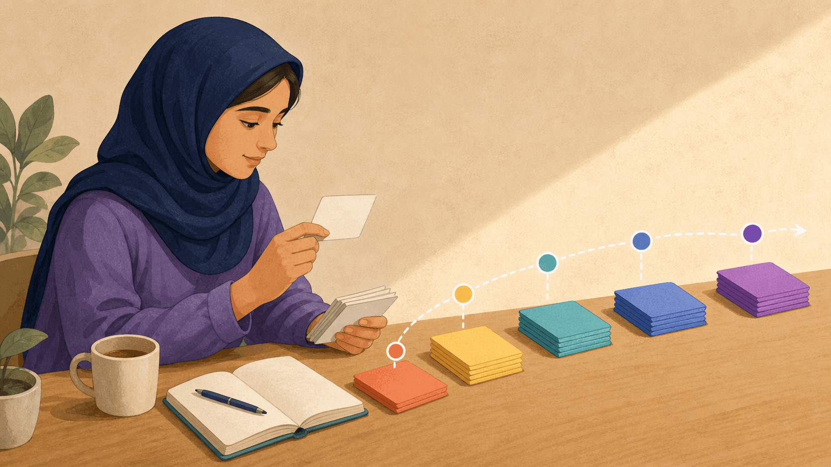 ساخت فلش‌کارت و سؤال تمرینی از روی جزوه با کمک هوش مصنوعی