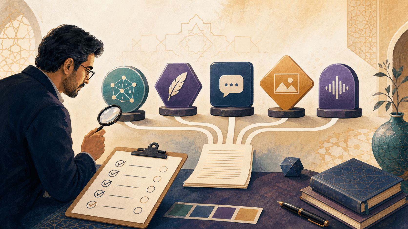 مقایسه چند ابزار هوش مصنوعی تولید محتوا با ورودی و معیار یکسان